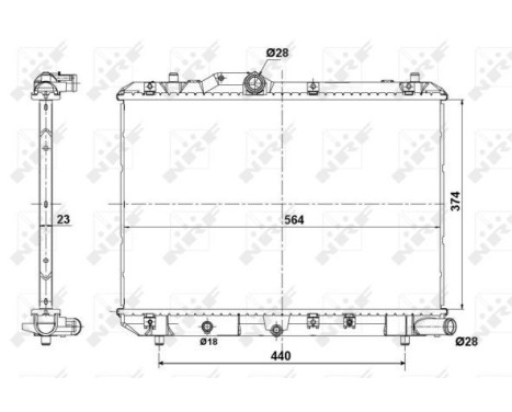 Radiator, engine cooling EASY FIT, Image 5