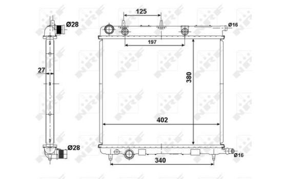 Radiator, engine cooling EASY FIT, Image 5