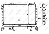 Radiator, engine cooling EASY FIT