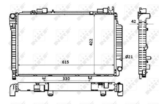 Radiator, engine cooling EASY FIT, Image 3