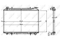 Radiator, engine cooling EASY FIT