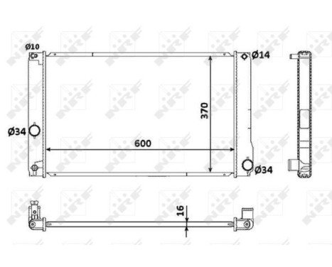 Radiator, engine cooling EASY FIT, Image 5