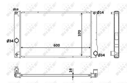 Radiator, engine cooling EASY FIT, Image 5