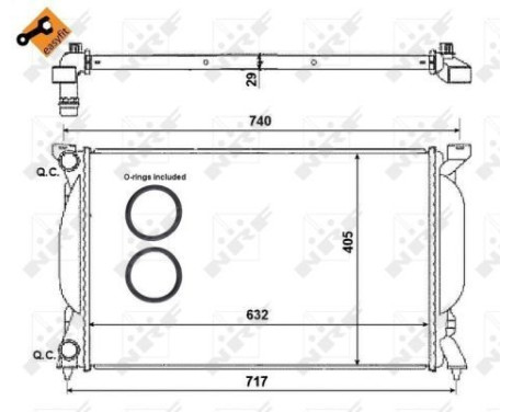 Radiator, engine cooling EASY FIT, Image 5