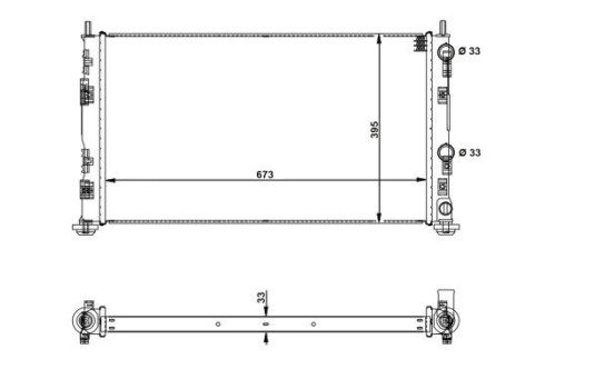 Radiator, engine cooling EASY FIT, Image 5