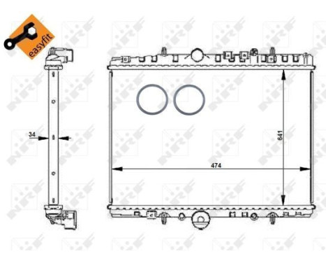 Radiator, engine cooling EASY FIT, Image 6