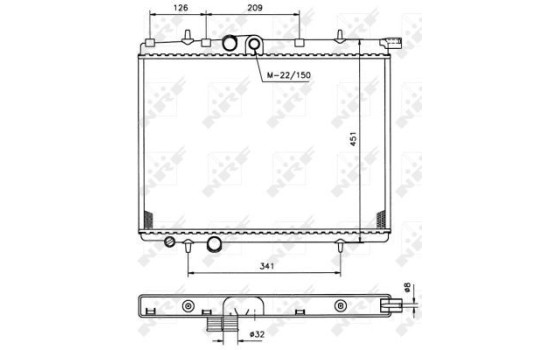 Radiator, engine cooling EASY FIT, Image 3