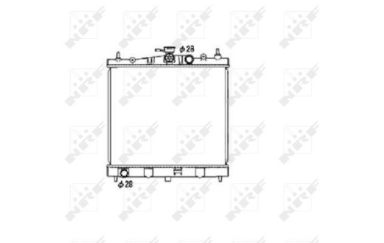 Radiator, engine cooling EASY FIT