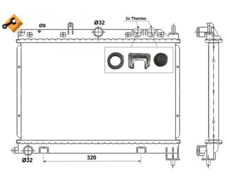 Radiator, engine cooling EASY FIT, Image 5
