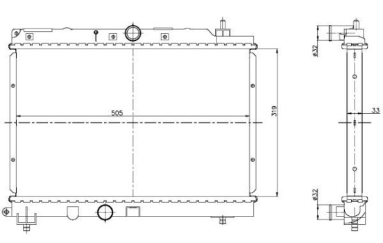 Radiator, engine cooling EASY FIT, Image 2