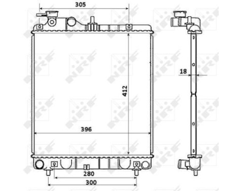 Radiator, engine cooling EASY FIT, Image 5