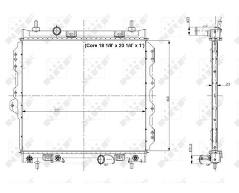 Radiator, engine cooling EASY FIT, Image 5