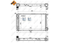 Radiator, engine cooling EASY FIT