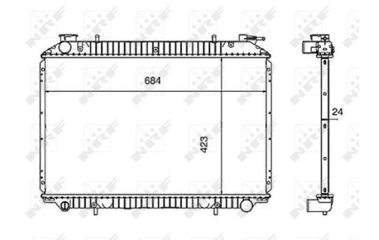 Radiator, engine cooling EASY FIT, Image 5