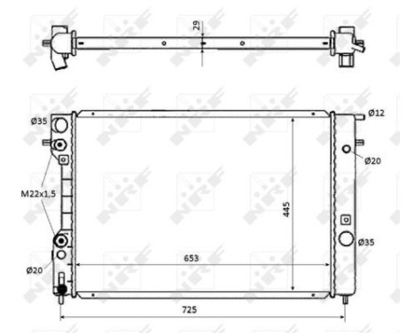 Radiator, engine cooling EASY FIT, Image 5