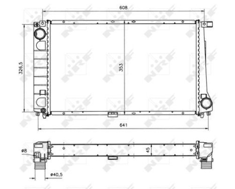 Radiator, engine cooling EASY FIT, Image 4