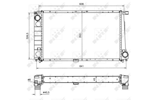 Radiator, engine cooling EASY FIT, Image 4