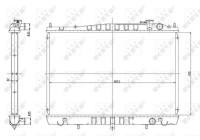 Radiator, engine cooling EASY FIT