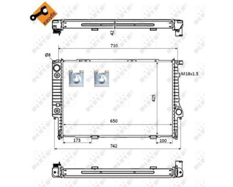 Radiator, engine cooling EASY FIT, Image 6