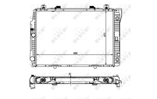 Radiator, engine cooling EASY FIT, Image 5