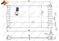 Radiator, engine cooling EASY FIT