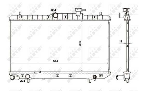 Radiator, engine cooling EASY FIT, Image 5