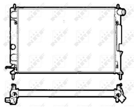 Radiator, engine cooling EASY FIT