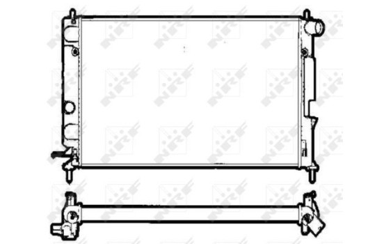 Radiator, engine cooling EASY FIT