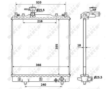 Radiator, engine cooling EASY FIT, Image 5