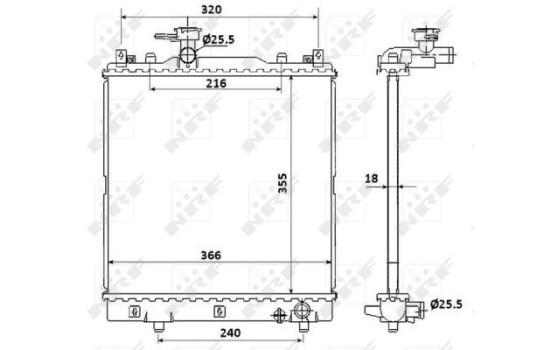 Radiator, engine cooling EASY FIT, Image 5