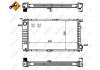 Radiator, engine cooling EASY FIT