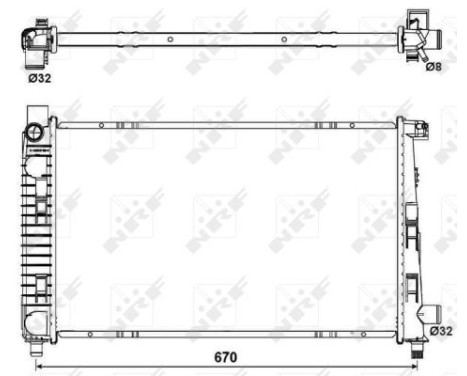 Radiator, engine cooling EASY FIT, Image 4