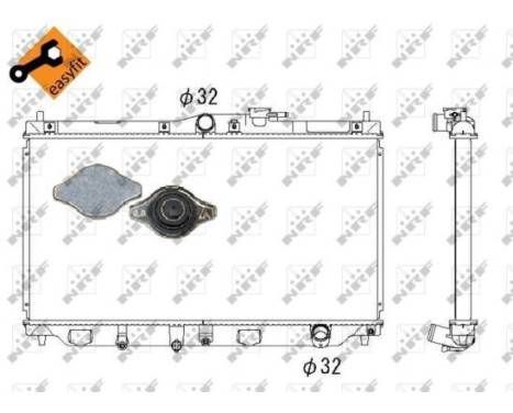 Radiator, engine cooling EASY FIT, Image 2