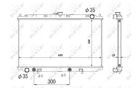 Radiator, engine cooling EASY FIT, Image 2