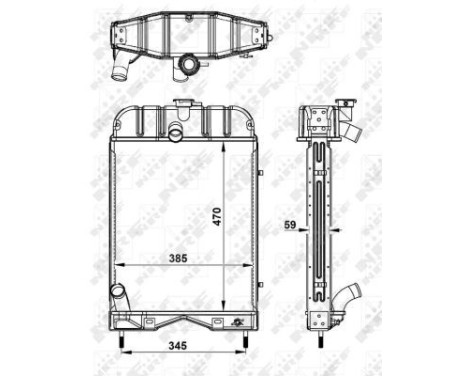 Radiator, engine cooling EASY FIT, Image 4