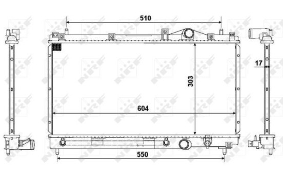 Radiator, engine cooling EASY FIT, Image 4