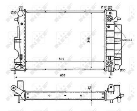 Radiator, engine cooling EASY FIT, Image 5