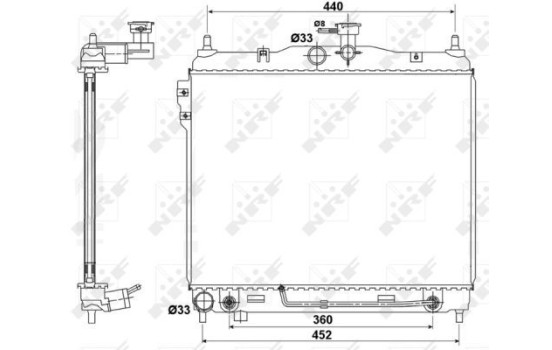 Radiator, engine cooling EASY FIT, Image 2