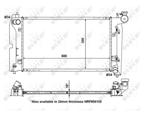 Radiator, engine cooling EASY FIT, Image 5
