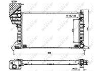 Radiator, engine cooling EASY FIT
