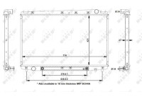 Radiator, engine cooling EASY FIT