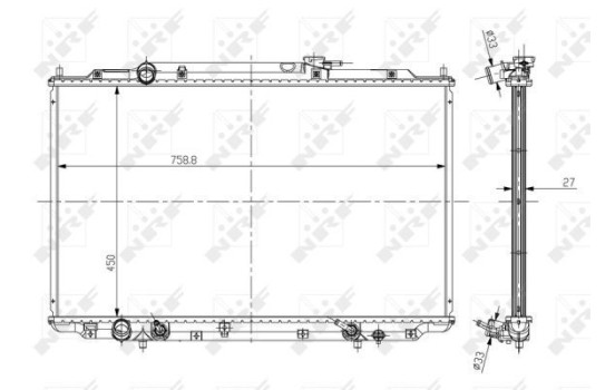 Radiator, engine cooling EASY FIT, Image 5