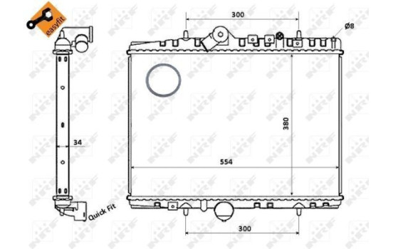 Radiator, engine cooling EASY FIT, Image 6