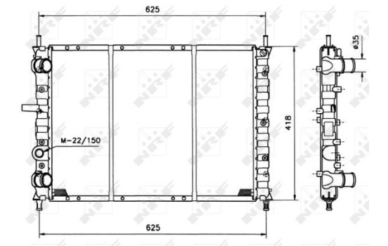 Radiator, engine cooling EASY FIT, Image 5