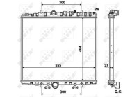 Radiator, engine cooling EASY FIT