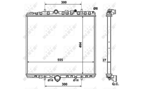 Radiator, engine cooling EASY FIT, Image 5