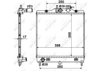 Radiator, engine cooling EASY FIT