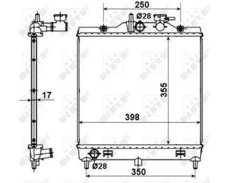 Radiator, engine cooling EASY FIT, Image 4