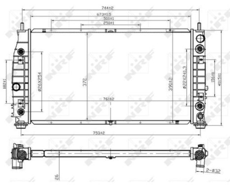 Radiator, engine cooling EASY FIT, Image 5