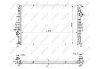 Radiator, engine cooling EASY FIT